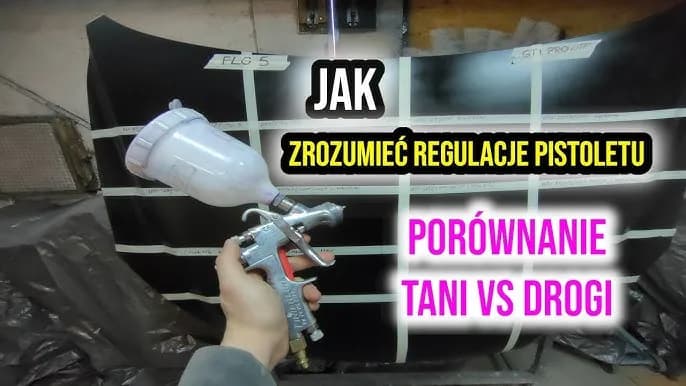 Jak ustawić pistolet do malowania akrylem, aby uniknąć problemów z malowaniem