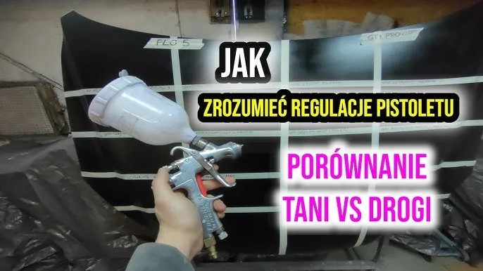 Jak ustawić pistolet do malowania akrylem, aby uniknąć problemów z malowaniem